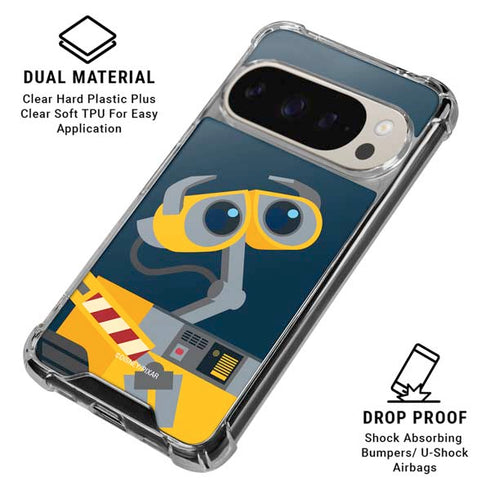 Disney Wall-E Character Art Pixel 9/9 Pro Clear Case